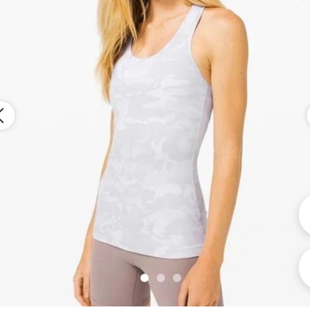 Lululemon camo tank size 6
